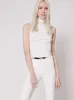 White Cashmere Turtleneck Top sold by VERAFIED
