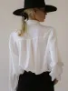 Point Collar White Shirt (Final Sale) sold by VERAFIED