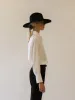 Point Collar White Shirt (Final Sale) sold by VERAFIED