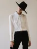 Point Collar White Shirt (Final Sale) sold by VERAFIED