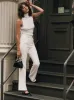 White Posh Suit Pants (Final Sale) sold by VERAFIED
