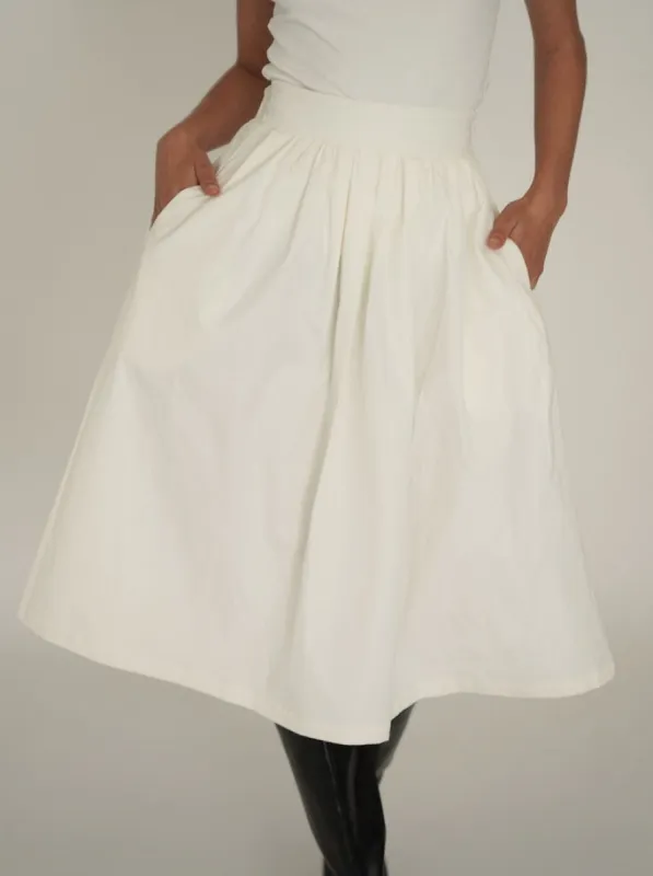 Midi A-Line Skirt sold by VERAFIED