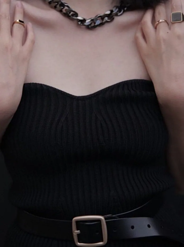 Lux Knit Top in Black (Final Sale) sold by VERAFIED product image thumbnail 2