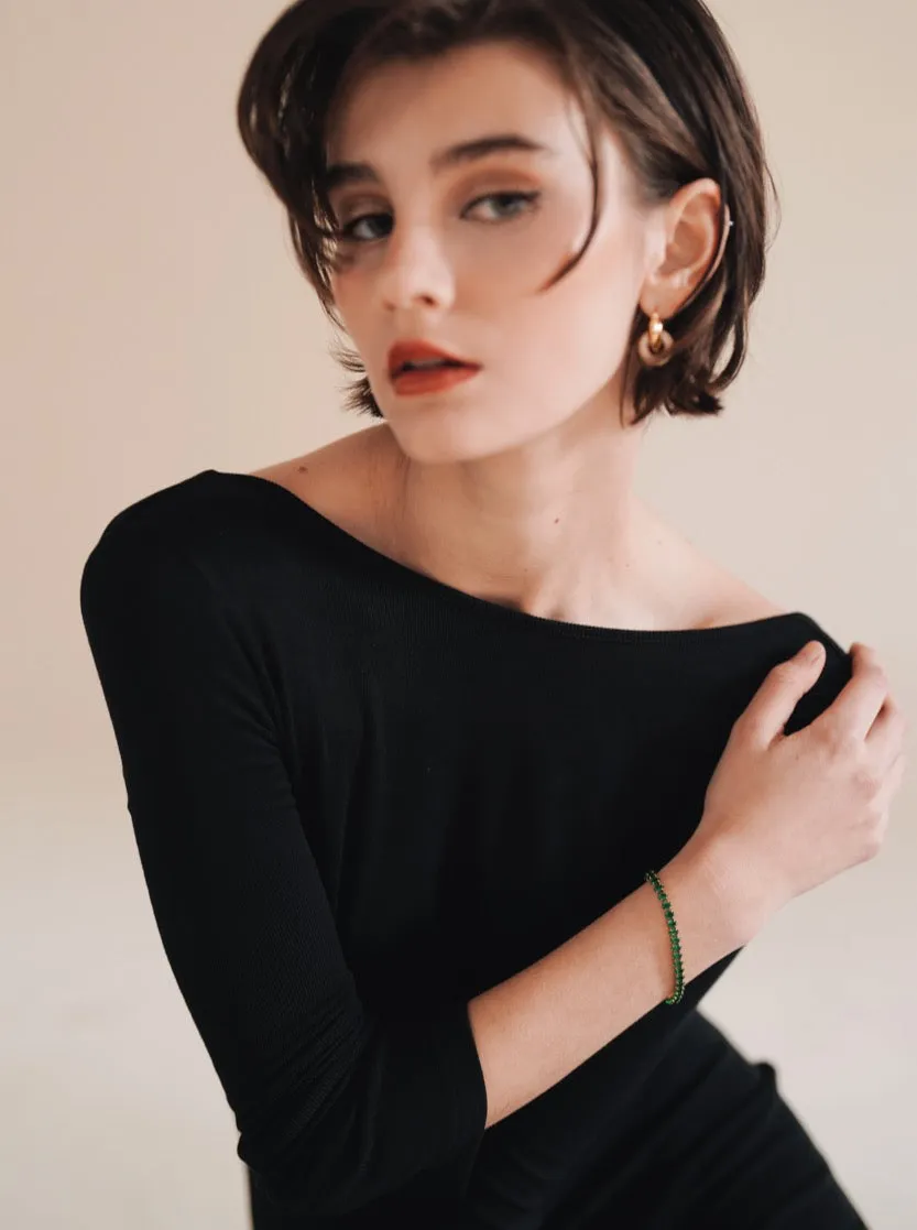 Green Emerald Bracelet sold by VERAFIED product image thumbnail 3