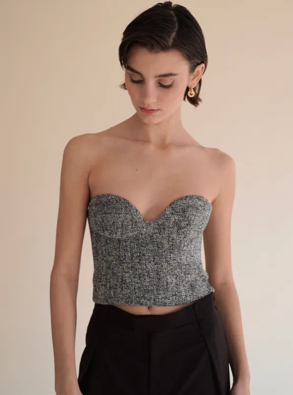 Jamie Tweed Top (Final Sale) sold by VERAFIED