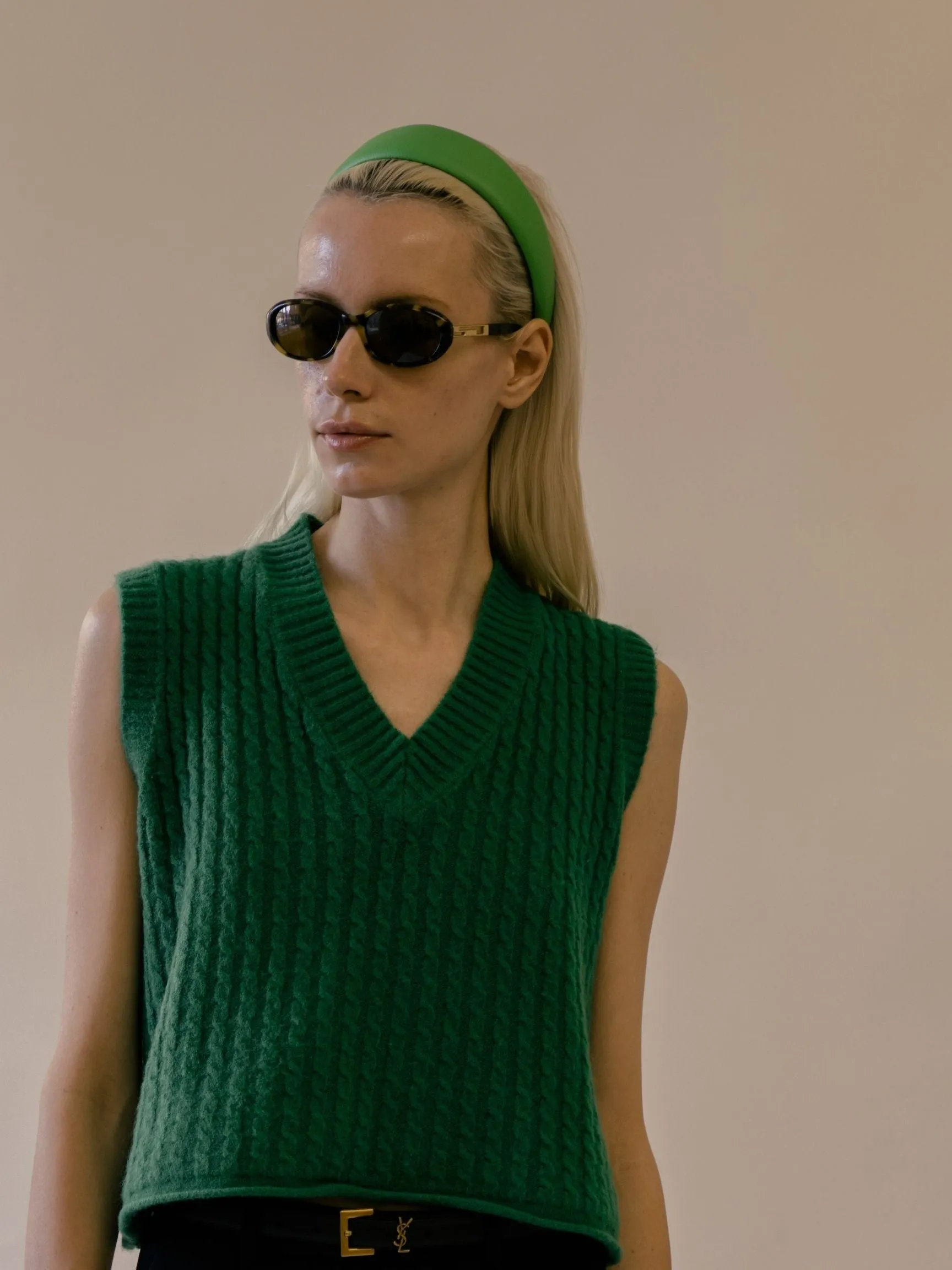 Vegan Leather Wide Headband sold by VERAFIED product image thumbnail 3