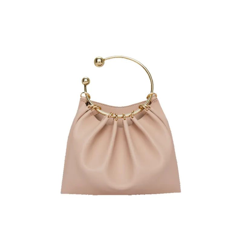 Nude Ring Handle Bag sold by VERAFIED
