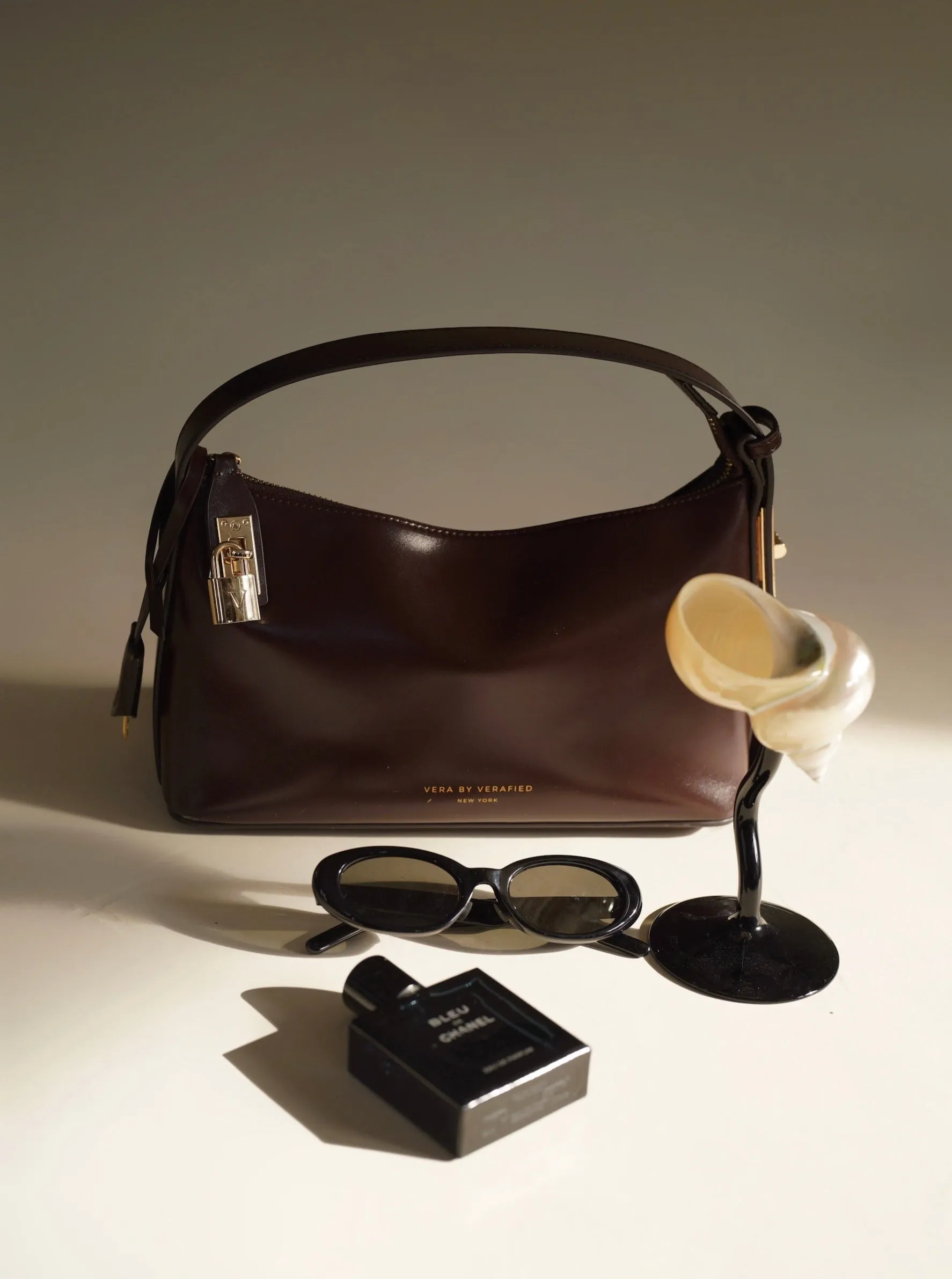 Gold Chocolate Hobo Bag sold by VERAFIED product image thumbnail 2