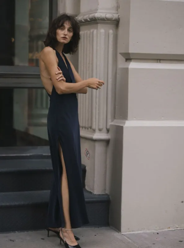 Sapphire Slip Dress (Final Sale) sold by VERAFIED