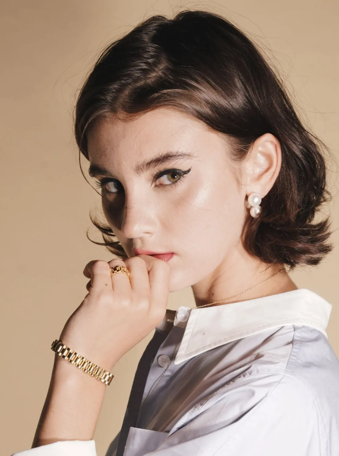 Ruth Three-link Watch Bracelet Strap (Final Sale) sold by VERAFIED product image thumbnail 4