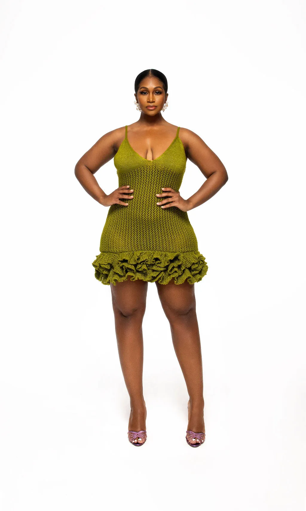 iggy green dress Iggy Maxi Dress Retro Green Ombre main image 0