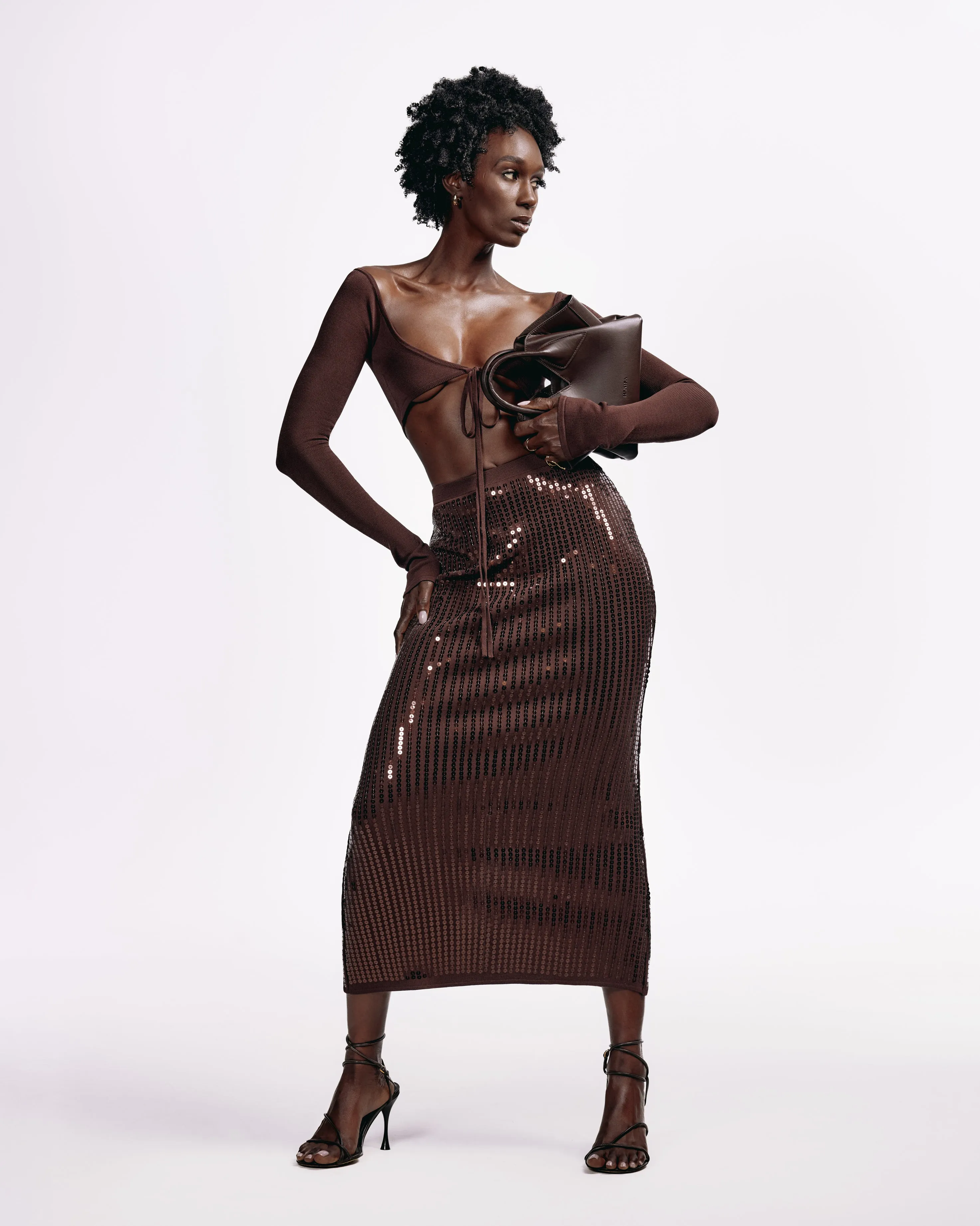 Zeni Midi Skirt sold by Hanifa product image thumbnail 5