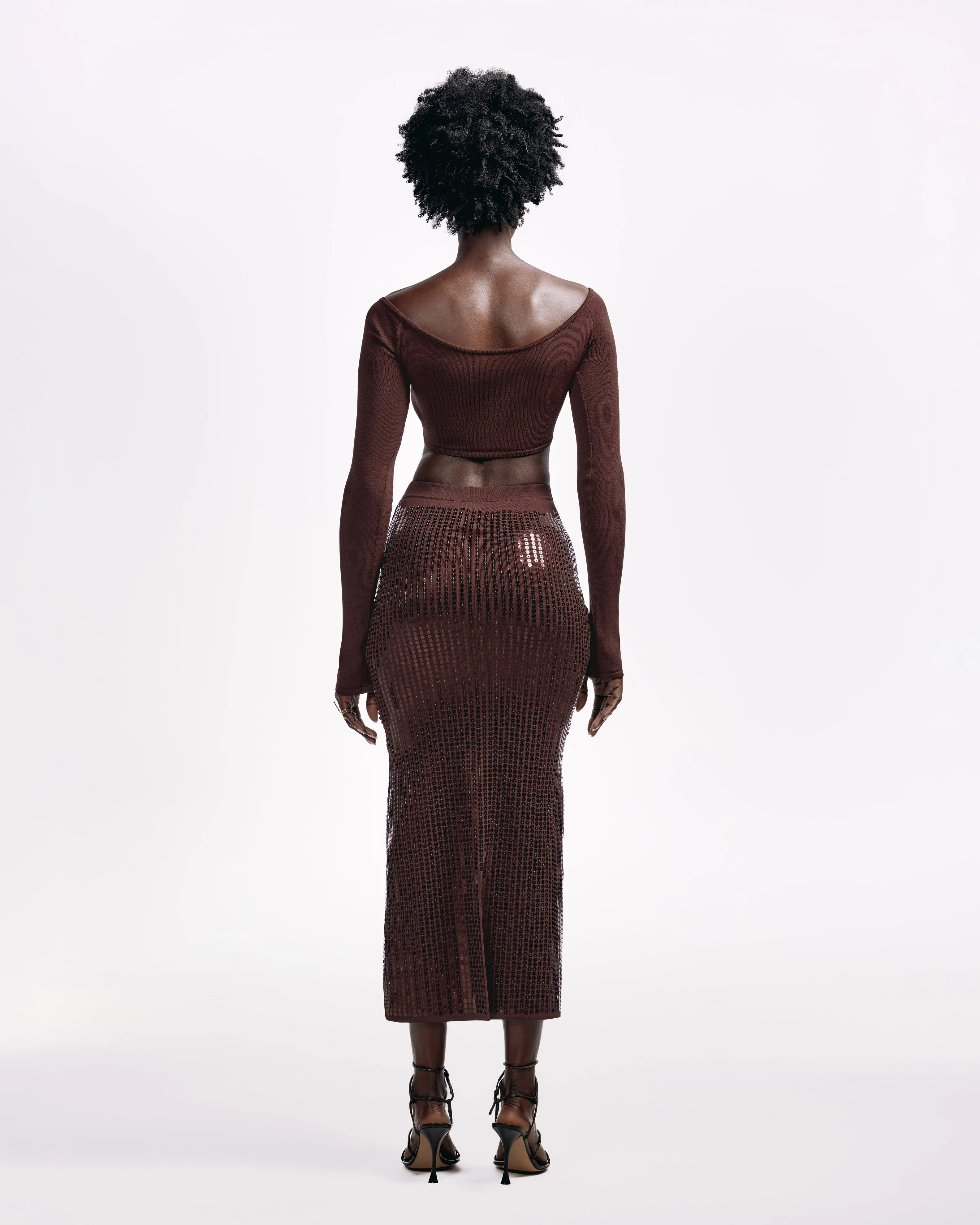 Zeni Midi Skirt sold by Hanifa product image thumbnail 4