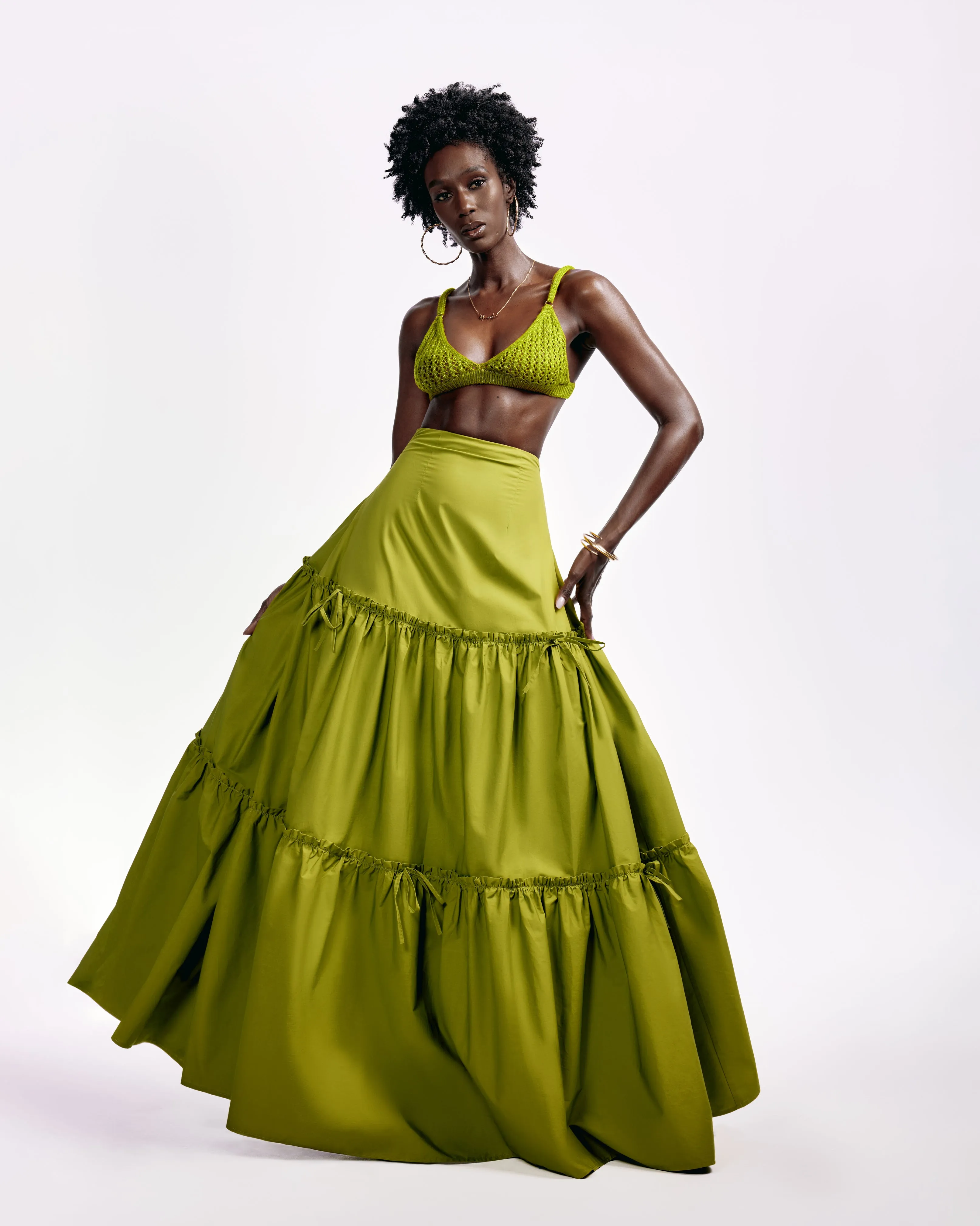 Dalila Maxi Skirt sold by Hanifa product image thumbnail 2