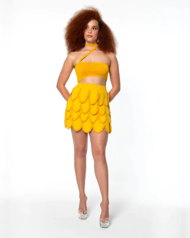 Camelia Bandeau Top sold by Hanifa