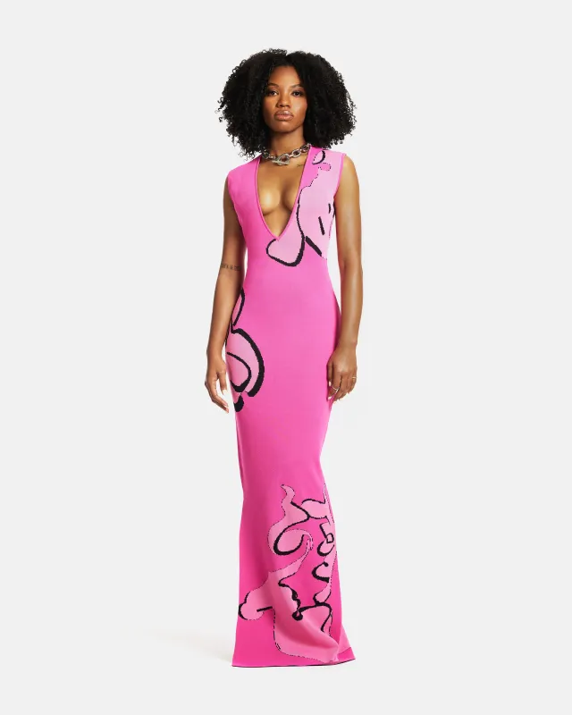 Gisele Knit Maxi Dress II sold by Hanifa
