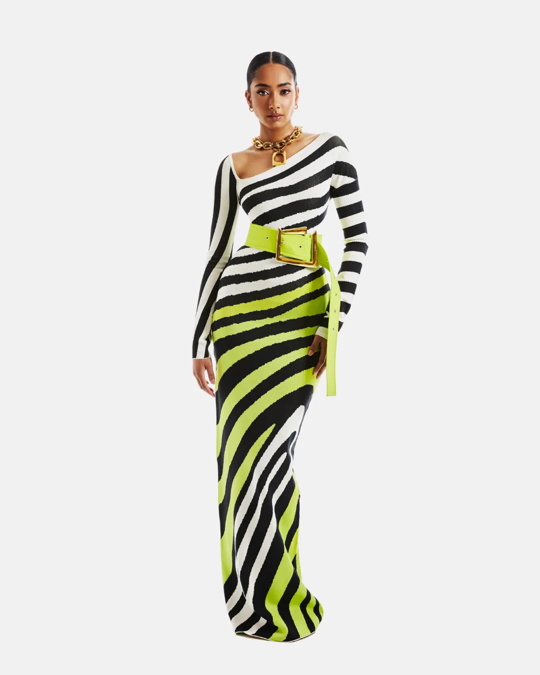 Nina Striped Dress sold by Hanifa product image thumbnail 2