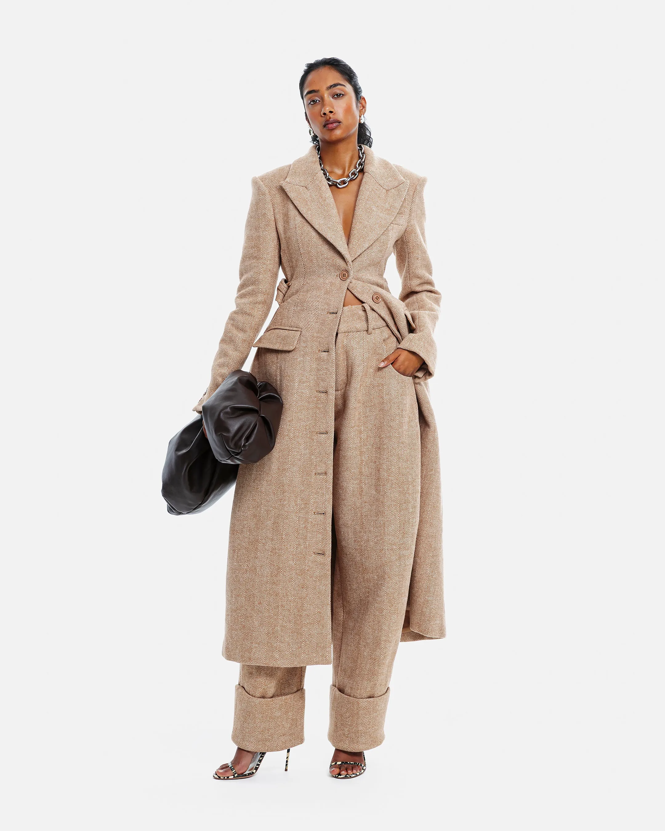 Shay Wool Coat sold by Hanifa product image thumbnail 2