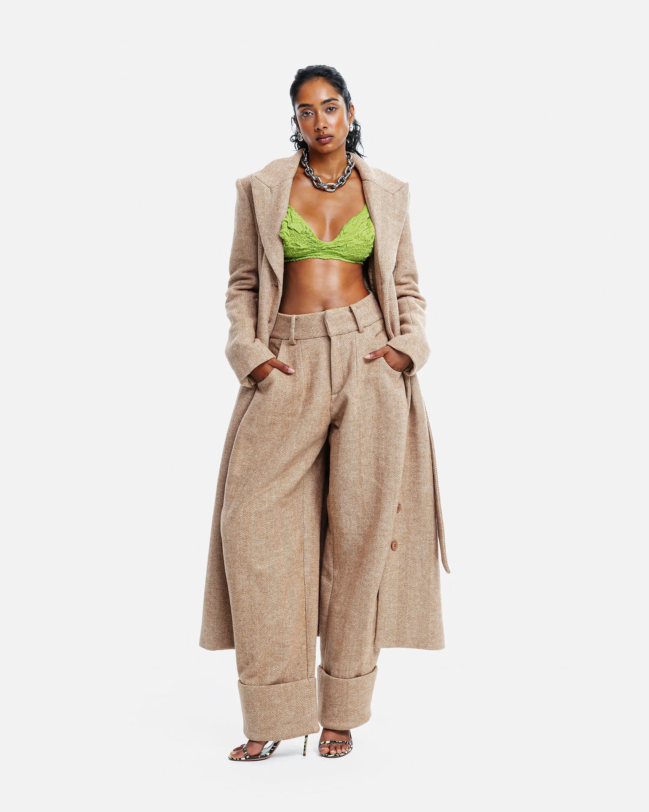 Shay Wool Coat sold by Hanifa product image thumbnail 4