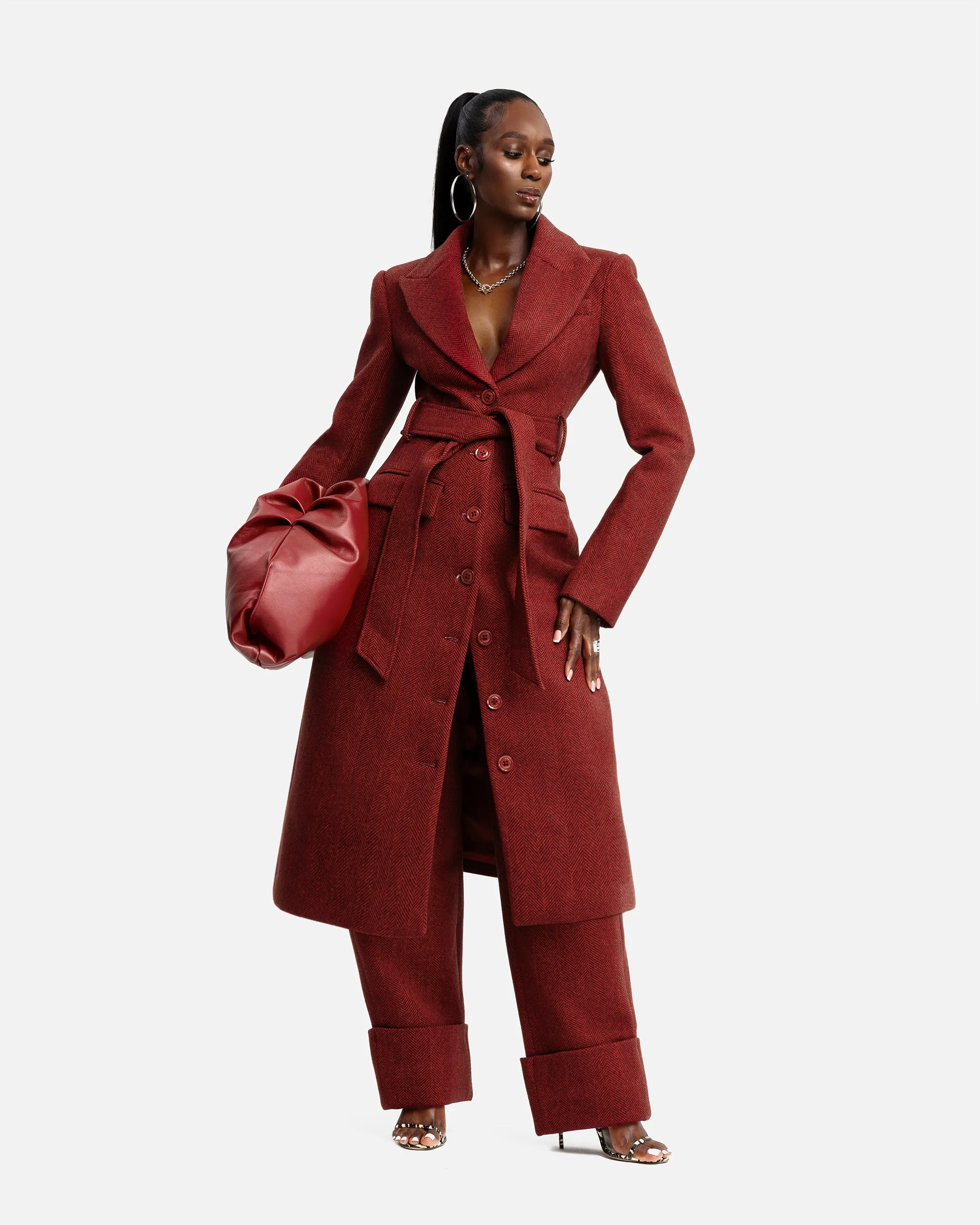 Shay Wool Coat II sold by Hanifa product image thumbnail 3
