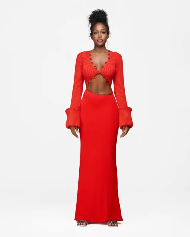 Jordyn Maxi Skirt II sold by Hanifa