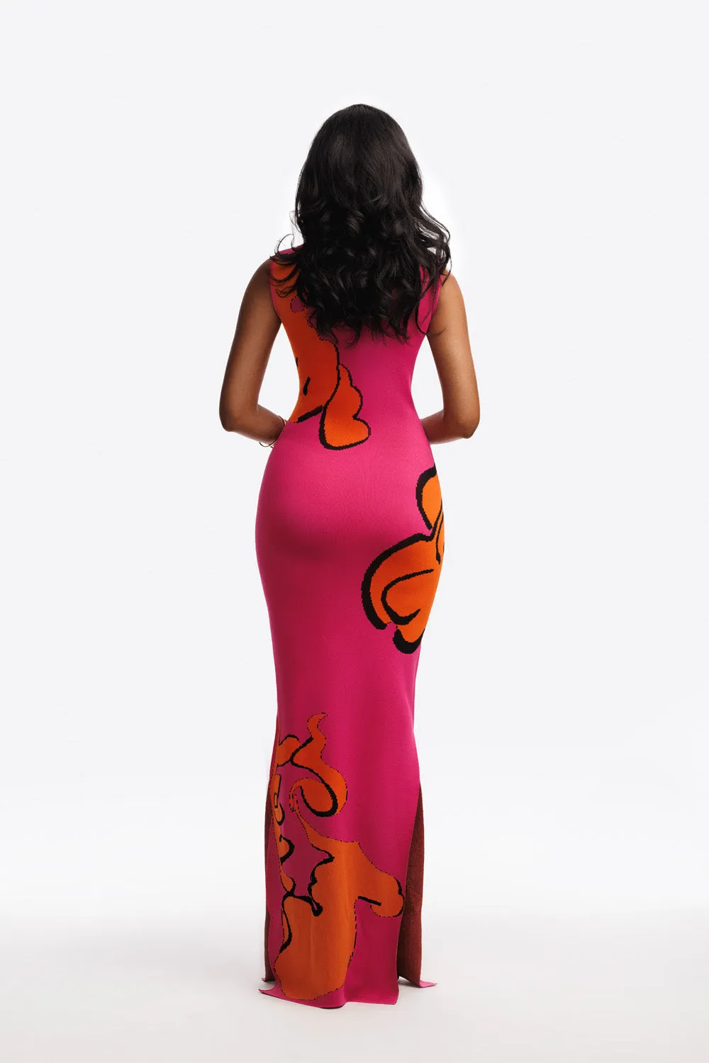 Gisele Knit Maxi Dress sold by Hanifa product image thumbnail 3
