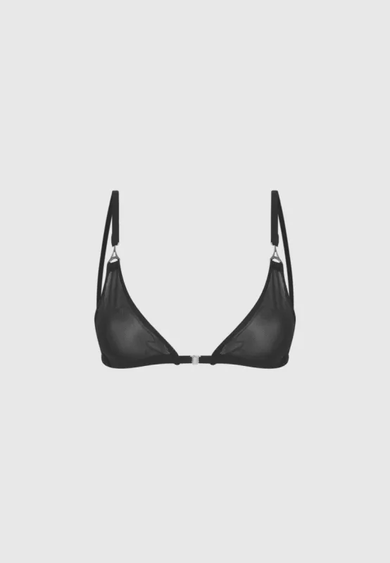 Mesh Bralette - Black sold by Maniere De Voir