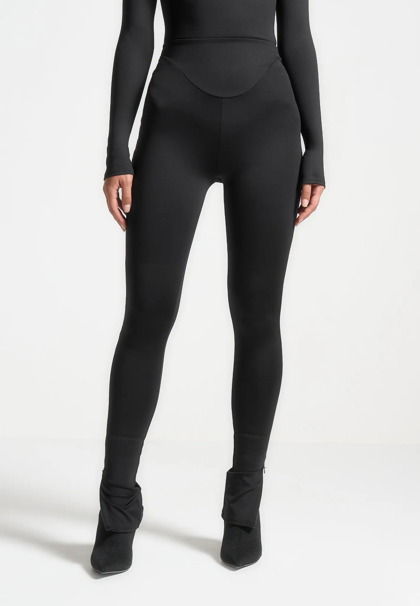 Chloe - High Waisted Leggings - Black sold by Maniere De Voir