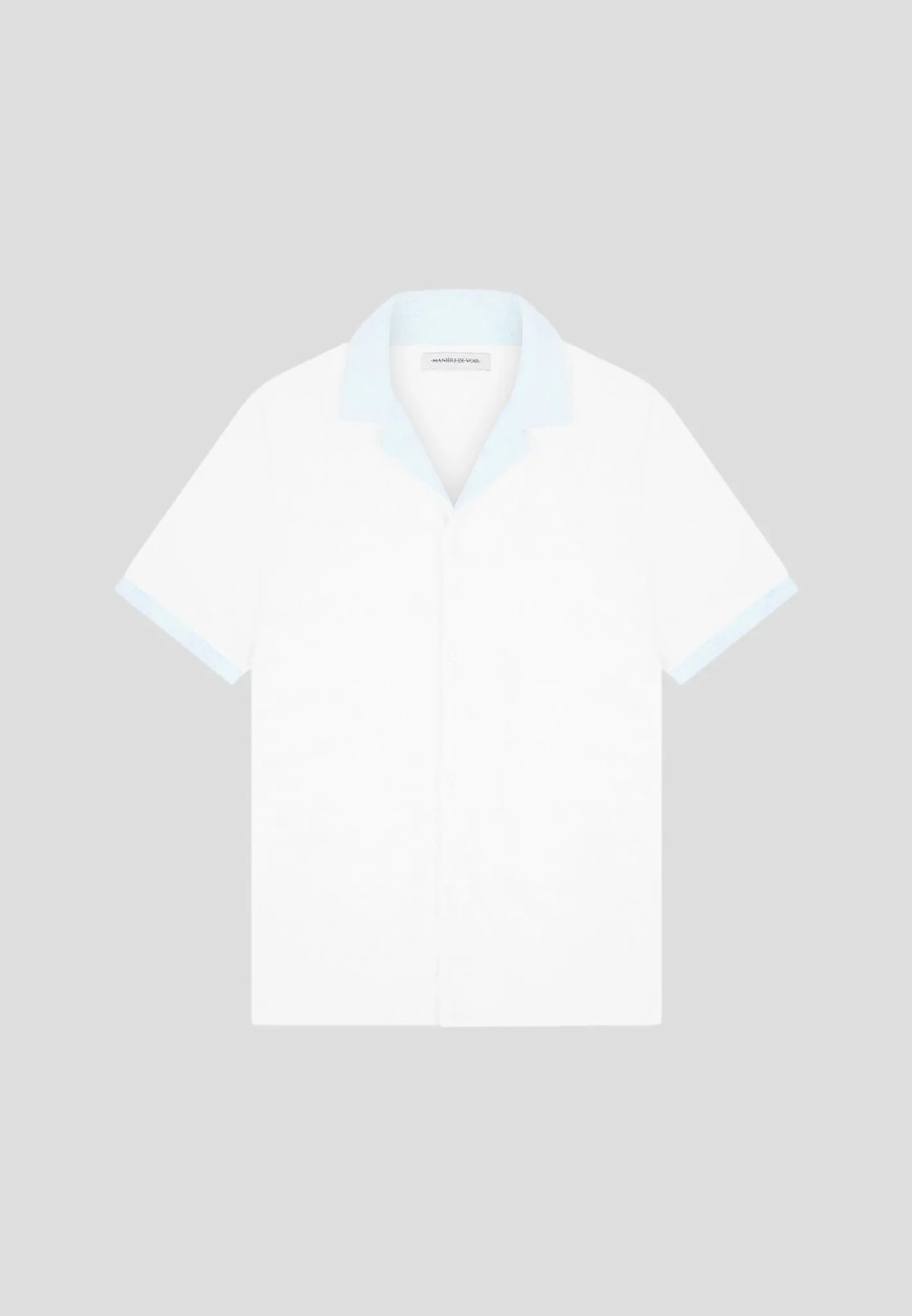 Towelled Shirt - White sold by Maniere De Voir
