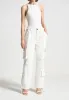 Mid Rise Cargo Pants - White sold by Maniere De Voir