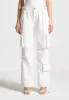 Mid Rise Cargo Pants - White sold by Maniere De Voir