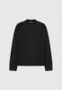 Neoprene Regular Fit Crew Neck Jumper - Black sold by Maniere De Voir