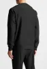 Neoprene Regular Fit Crew Neck Jumper - Black sold by Maniere De Voir