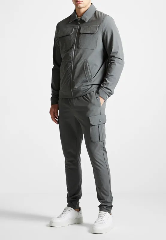 Technical Cargo Pants - Charcoal Grey sold by Maniere De Voir