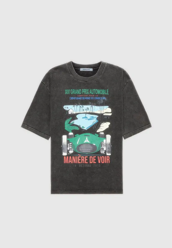 Grand Prix T-Shirt - Black sold by Maniere De Voir