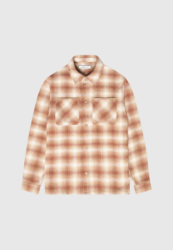 Check Overshirt - Tan sold by Maniere De Voir