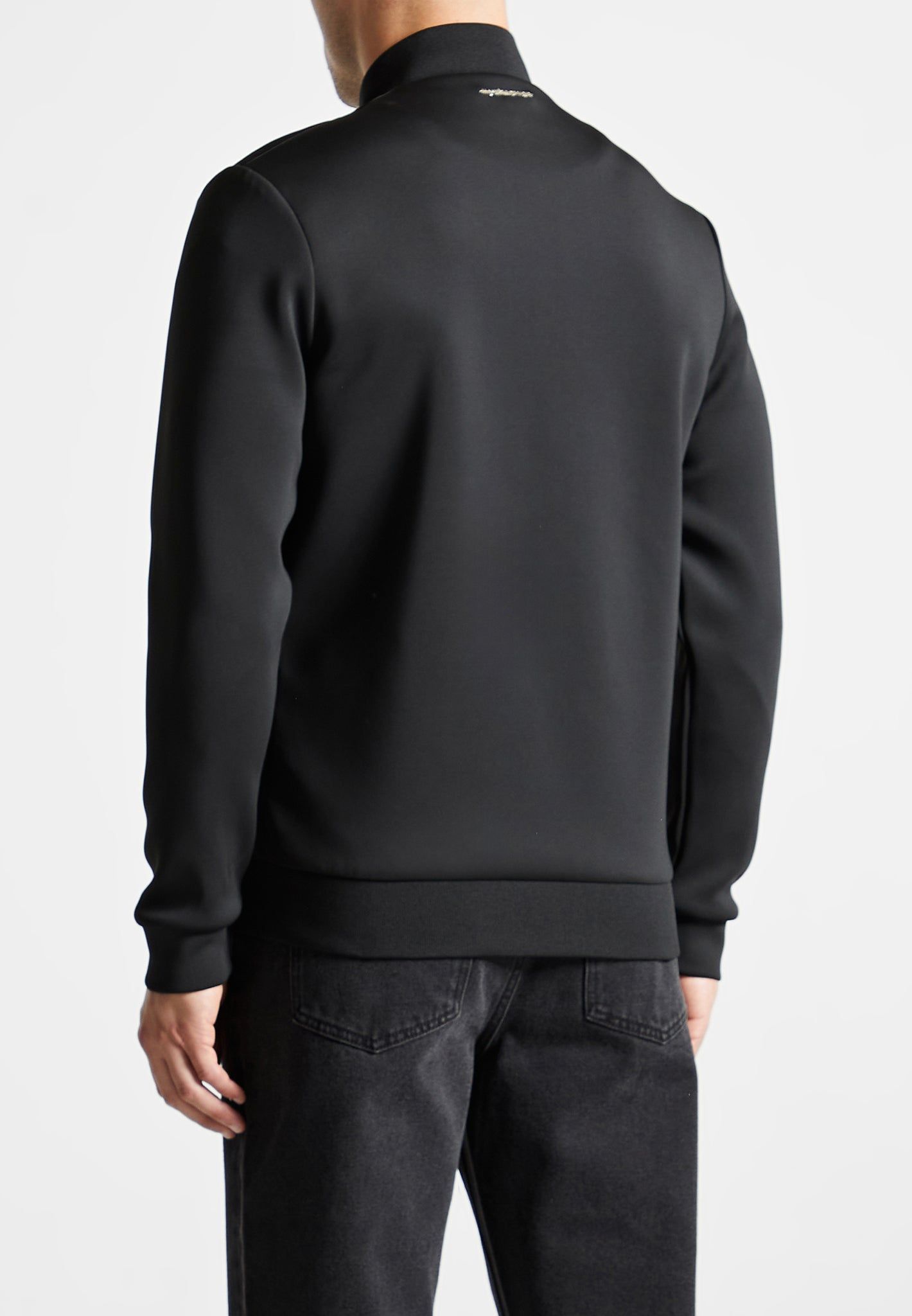 Nylon and Neoprene Quilted Jacket - Black sold by Maniere De Voir product image thumbnail 5