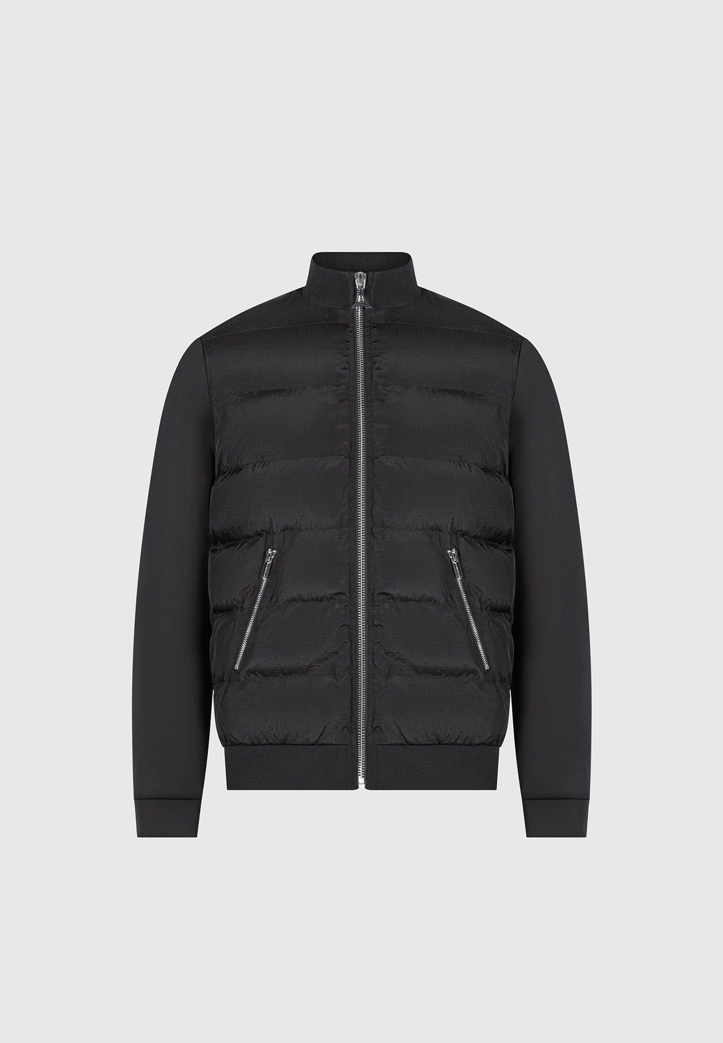 Nylon and Neoprene Quilted Jacket - Black sold by Maniere De Voir product image thumbnail 2