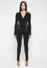 Knitted Contour Jumpsuit - Black sold by Maniere De Voir