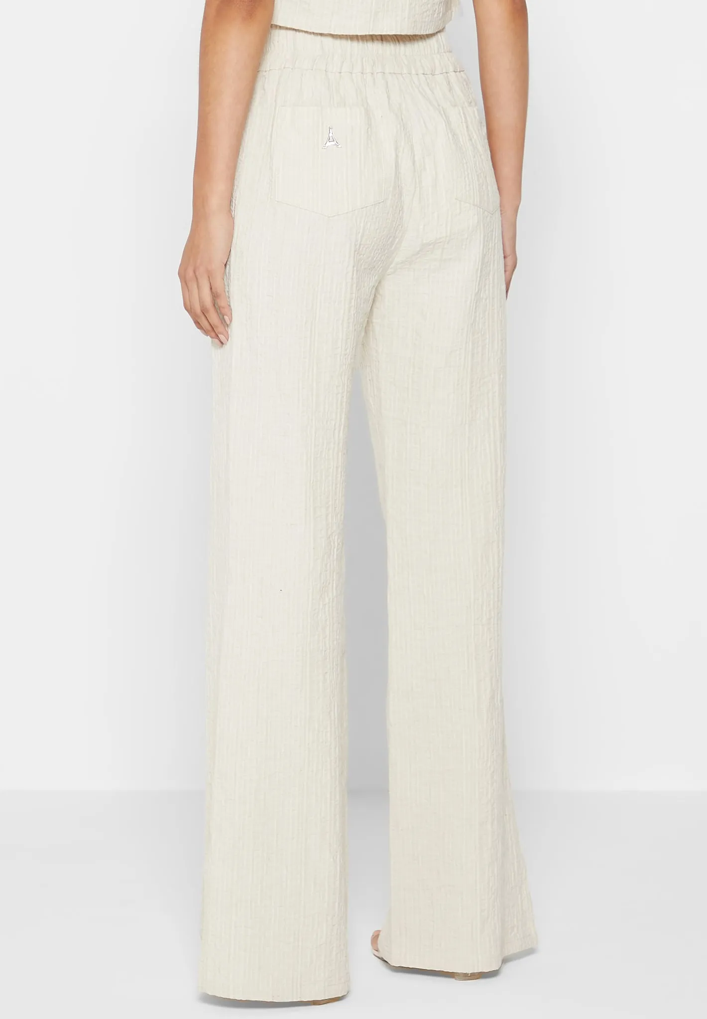 Linen Trousers - Beige sold by Maniere De Voir product image thumbnail 5