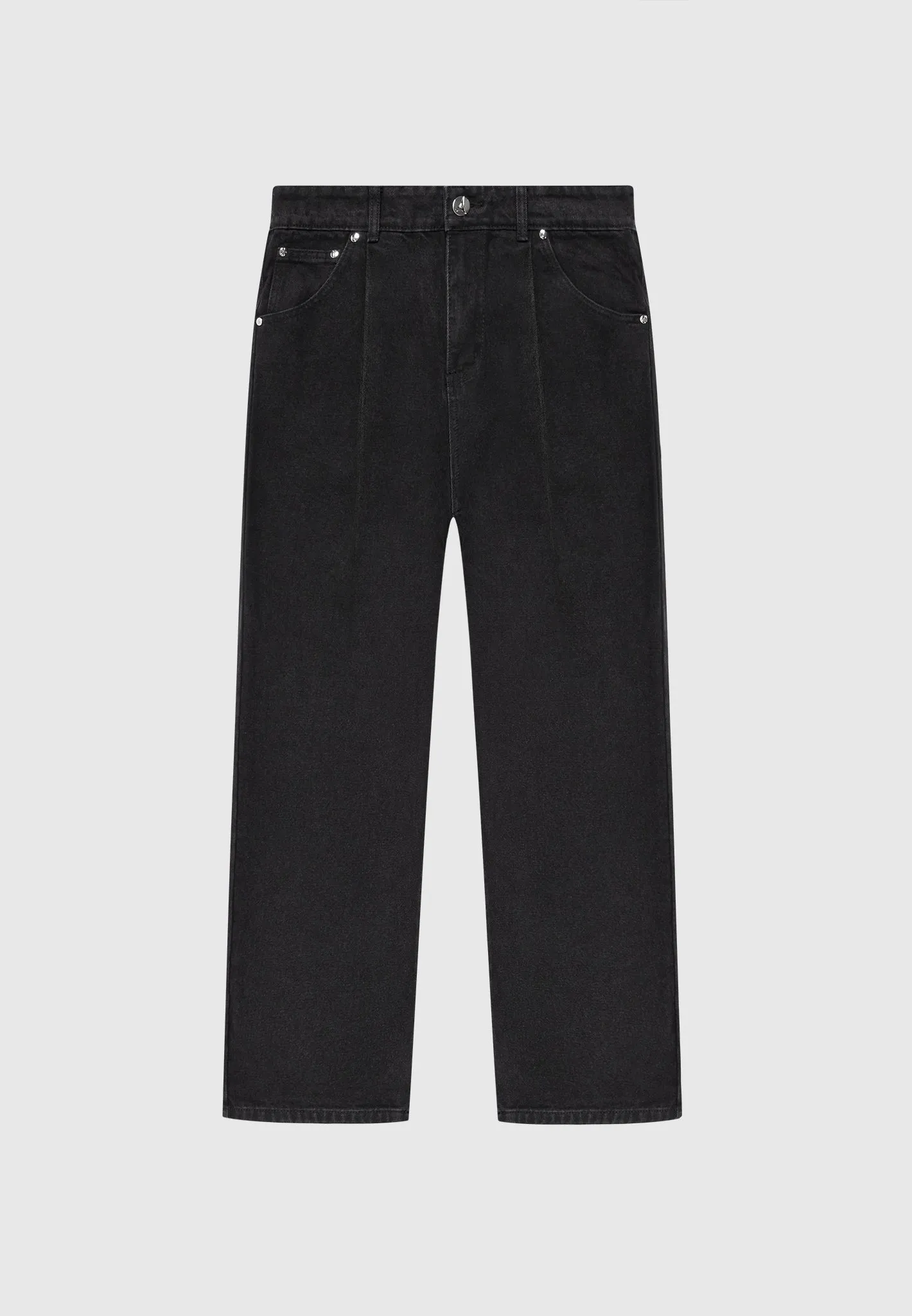 Arnault - Pleated Jeans - Washed Black sold by Maniere De Voir product image thumbnail 2