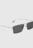 Palais - Aviator Sunglasses - Silver sold by Maniere De Voir