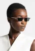 Palais - Aviator Sunglasses - Silver sold by Maniere De Voir