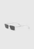 Palais - Aviator Sunglasses - Silver sold by Maniere De Voir