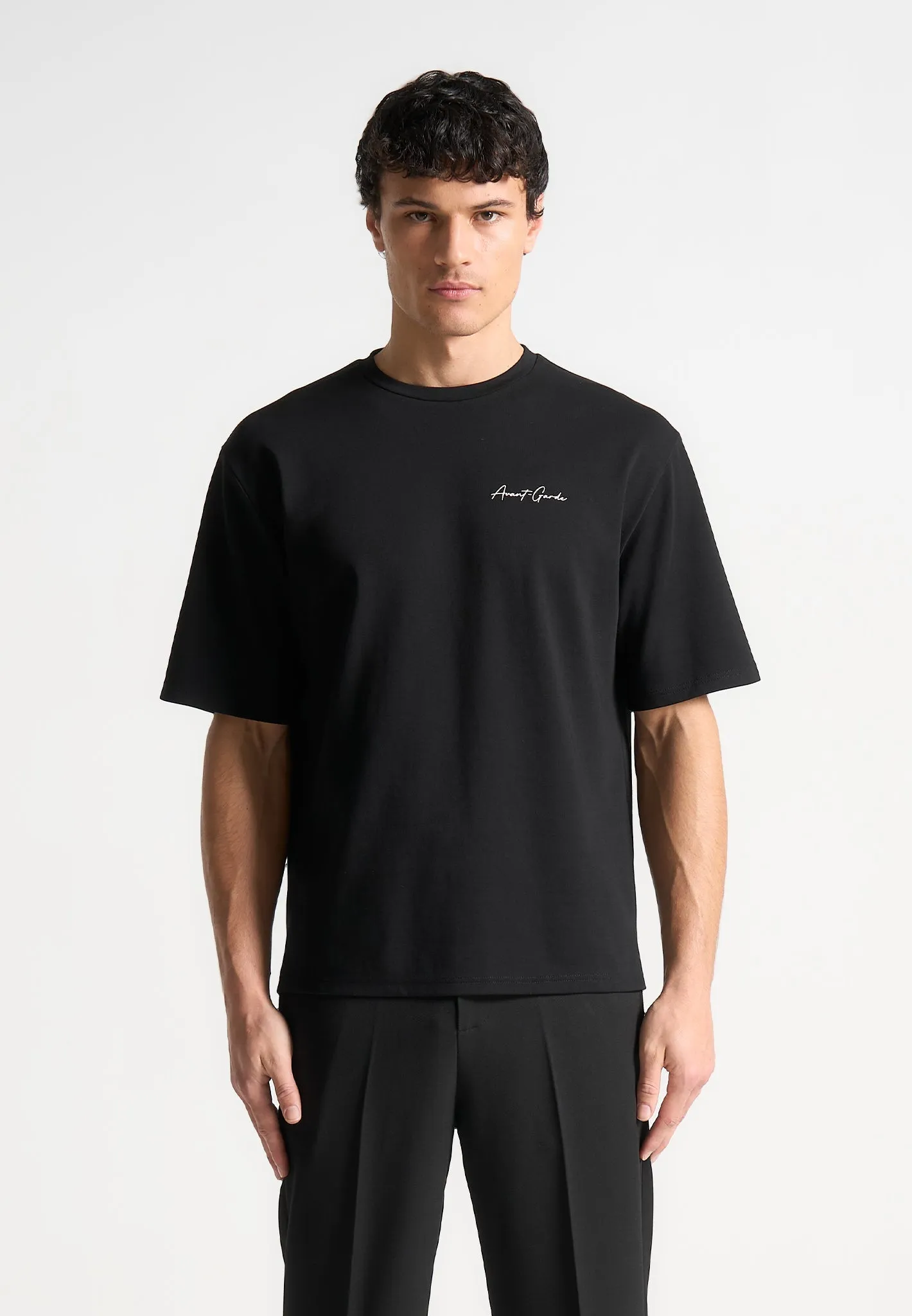 L‘Art - Cotton T-Shirt - Black sold by Maniere De Voir product image thumbnail 3
