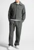 Twill Trousers With Belt - Grey sold by Maniere De Voir
