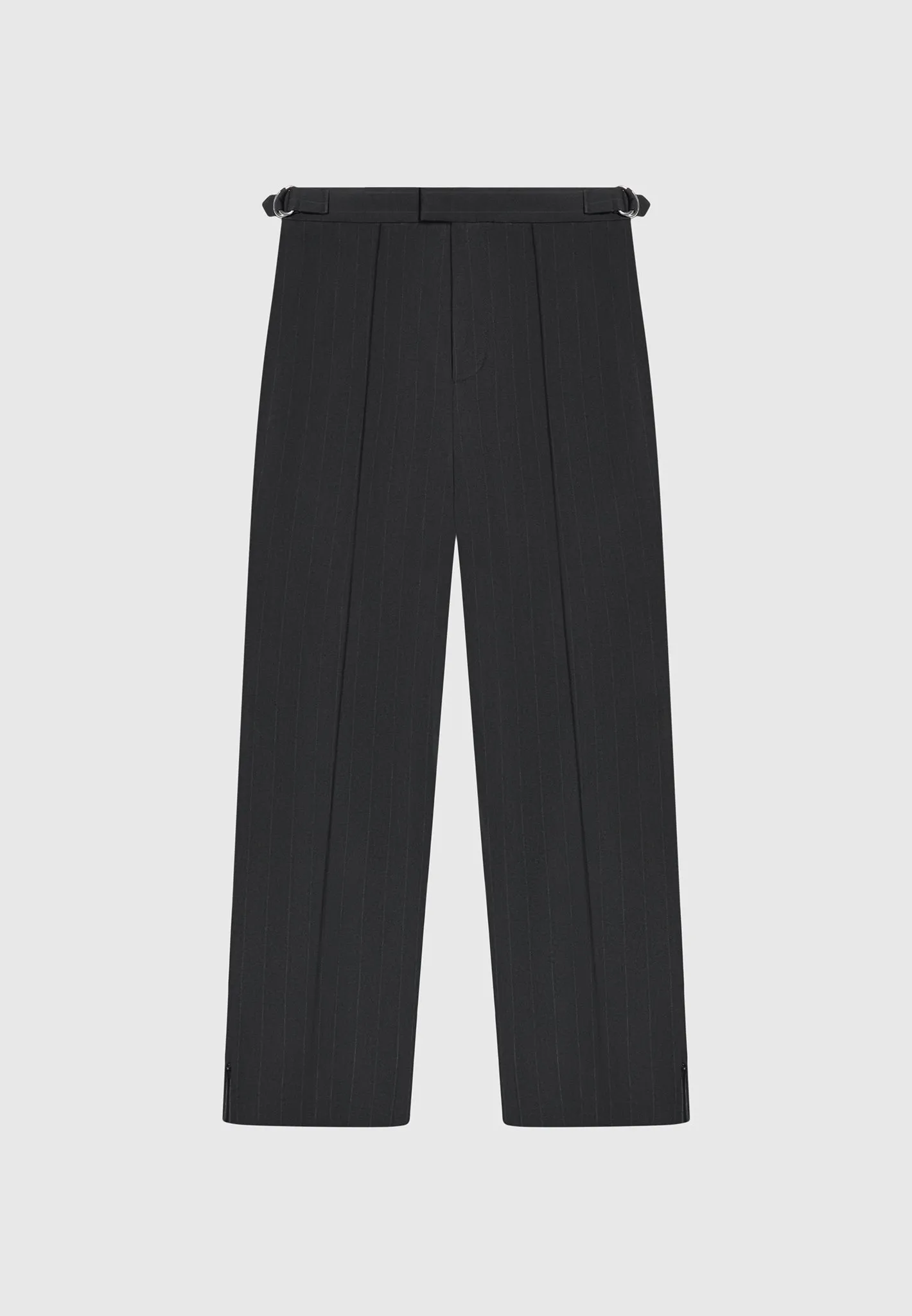 Pinstripe Tailored Trousers - Black sold by Maniere De Voir product image thumbnail 2