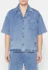 Boxy Denim Shirt - Mid Blue sold by Maniere De Voir