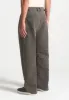 Relaxed Fit Boucle Pleated Tailored Trousers - Brown sold by Maniere De Voir