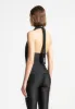 Draped Halterneck Top - Black sold by Maniere De Voir